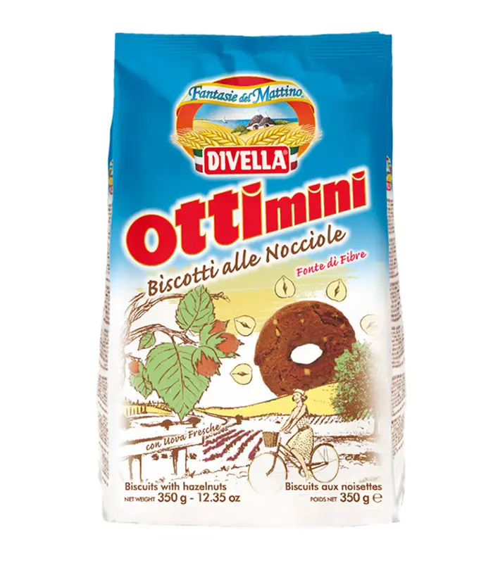 Divella - Ottimini Biscuits with Hazelnuts - 400g